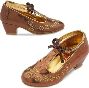Disney Elena of Avalor Metallic Bronze Toddler size 9/10 Heeled